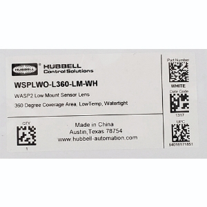 hubbell wsplwo-l360-lm-wh