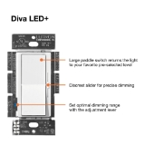 Lutron® DVCL-153PH-WH