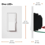 Lutron® DVCL-253P-WH